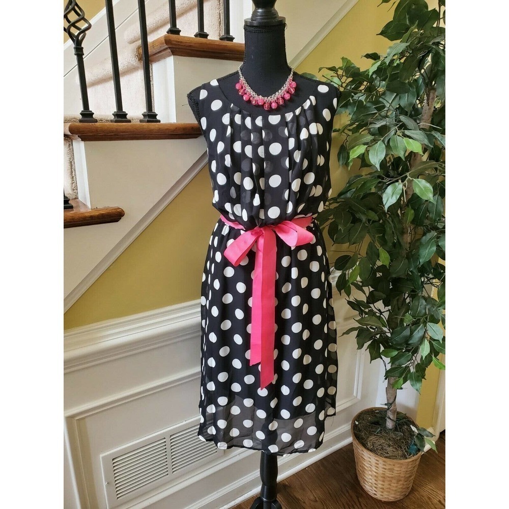Olivia Matthews Women's Dress size 1X Polka Dot - Picture 10 of 10